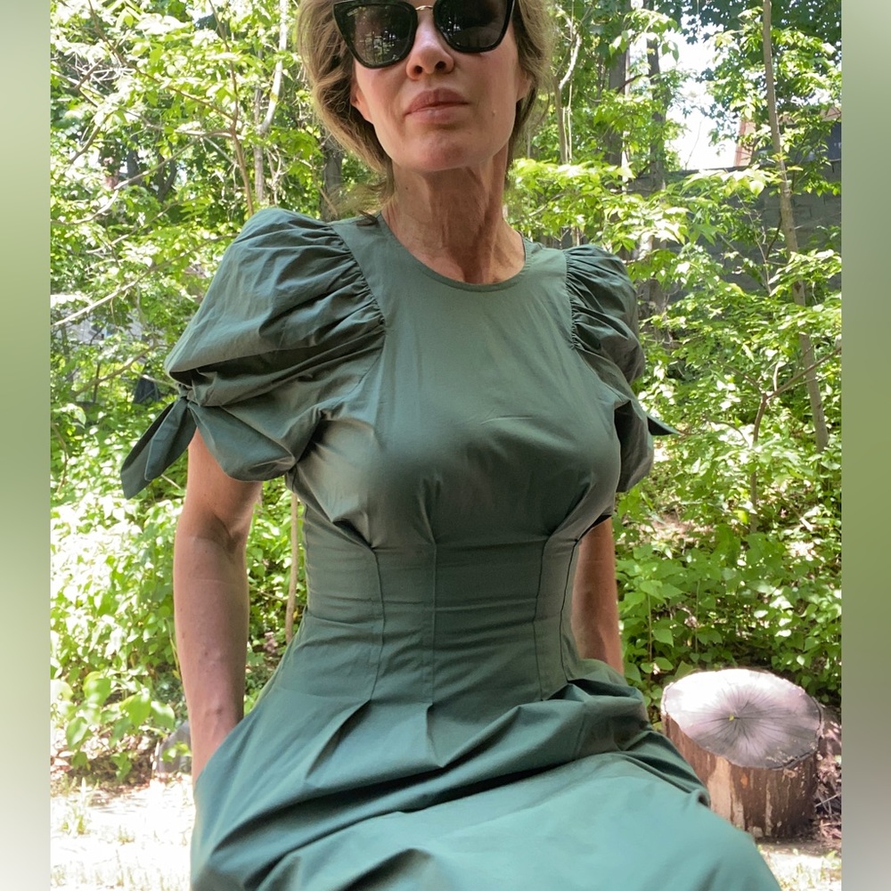 SEA Clover Puff Sleeve Dress Sz 0(xs) - Picture 10 of 10